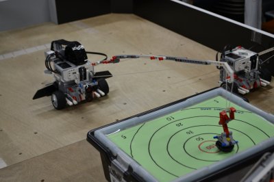 ロボット教室ふじみ野校でロボットクレーン競技の発表会を行いました！